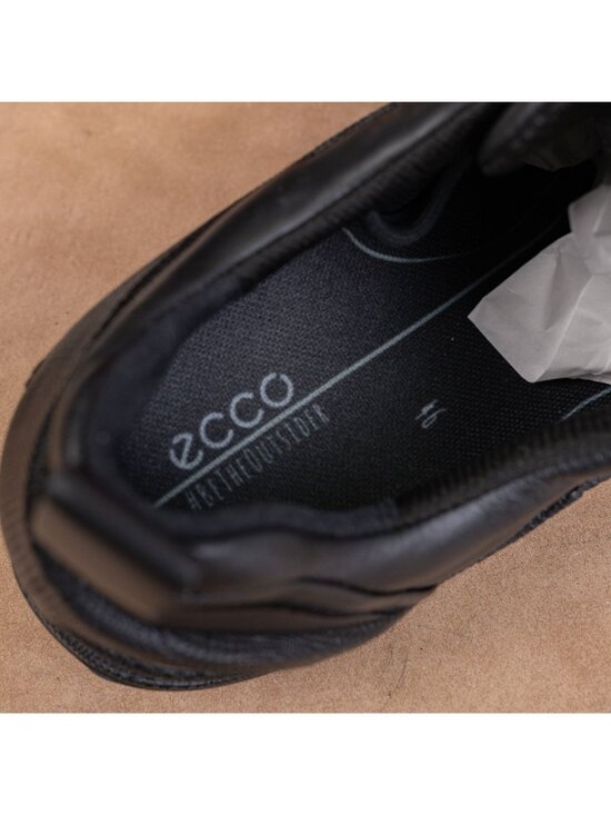 ECCO Men Sport Biom AEX LX Black Leather Comfortable Shoes 12-12.5US EUR 46
